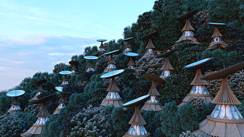 fiji living system proposal uses kinetic concave mirrors for energy and water autonomy