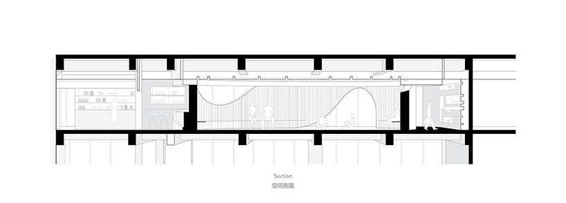 behive architects designs an oval salon for meditation in an office building 12