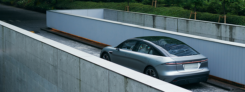 the design story behind sony's electric car concept: the vision-S designboom