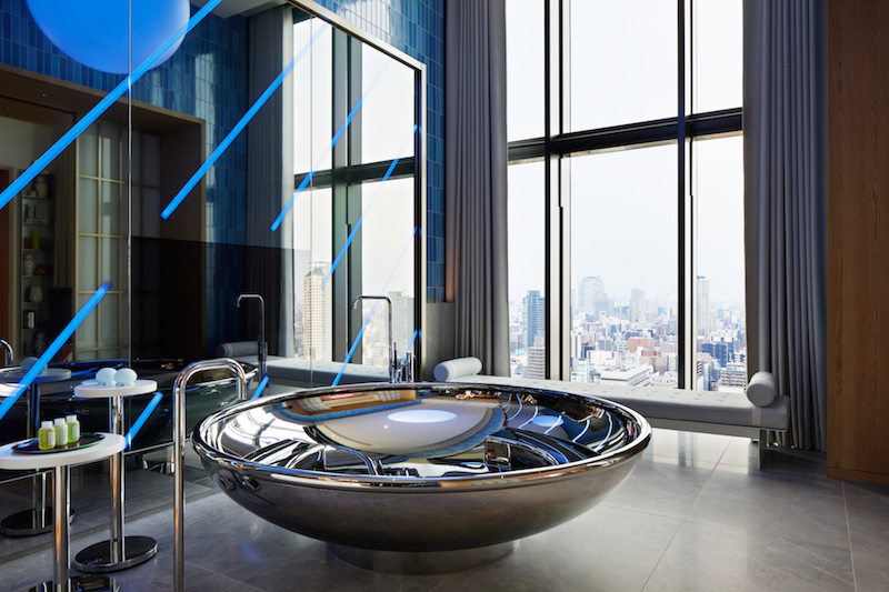 concrete unveils the completed images of japan's first W hotel in osaka