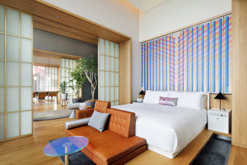 concrete unveils the completed images of japan's first W hotel in osaka