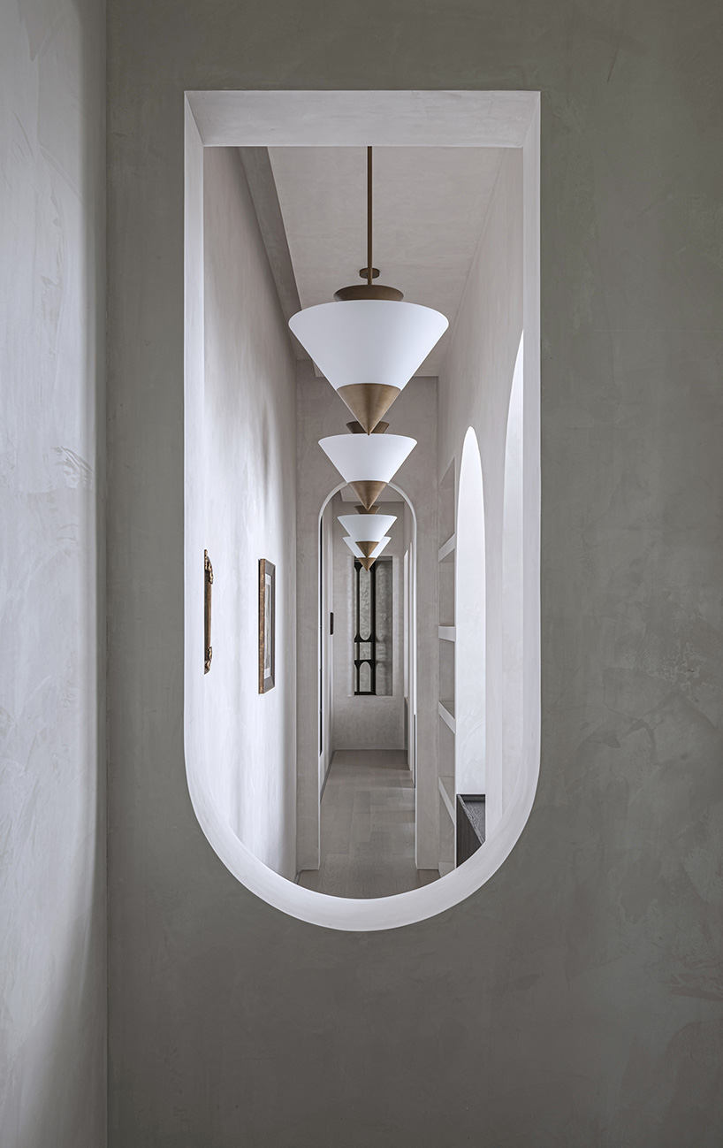 EVD designs own office space in shanghai using a repeating arched motif designboom