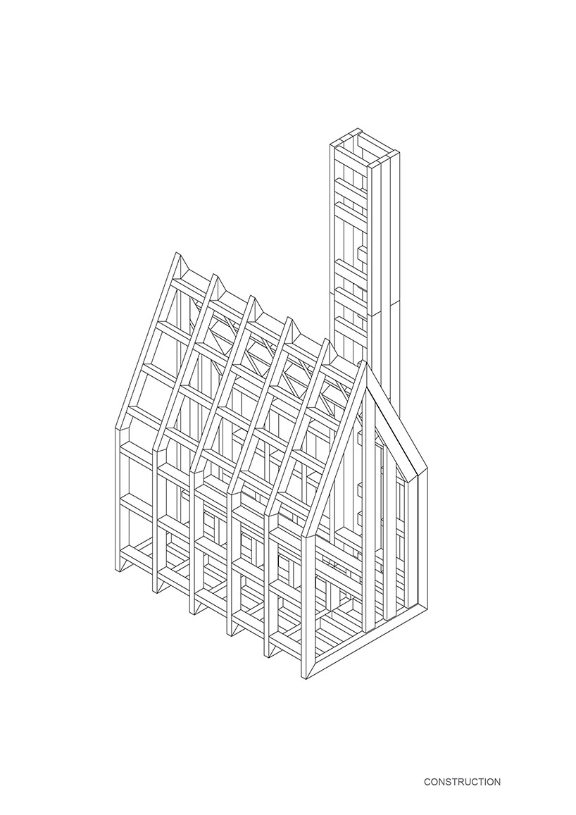 rick abelen builds a 6sqm look-out house in rural belgium designboom