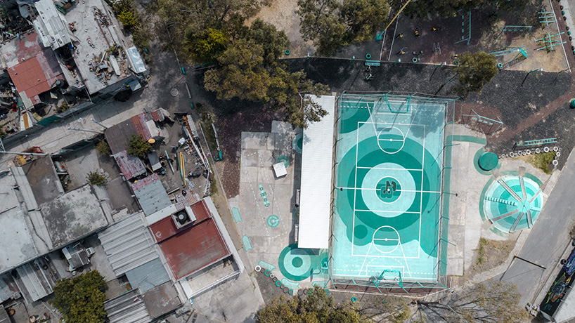 'xico-parque sur 23' emerges as a vibrant urban intervention in mexican conflictive area