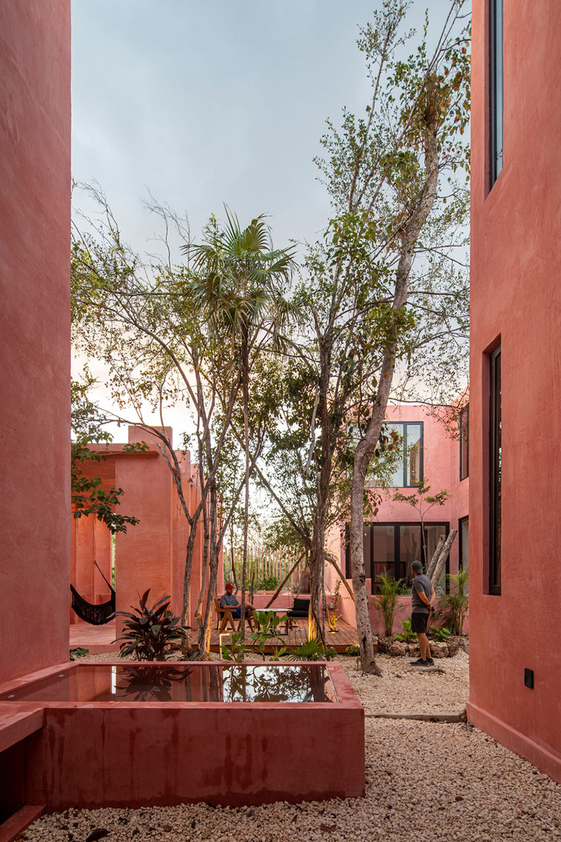 tulix the game of volumes reds facilitates the projection of shadows onto neighboring bodies and into the interior of the property creating microclimates from islands of vegetation by coyote arquitec 5