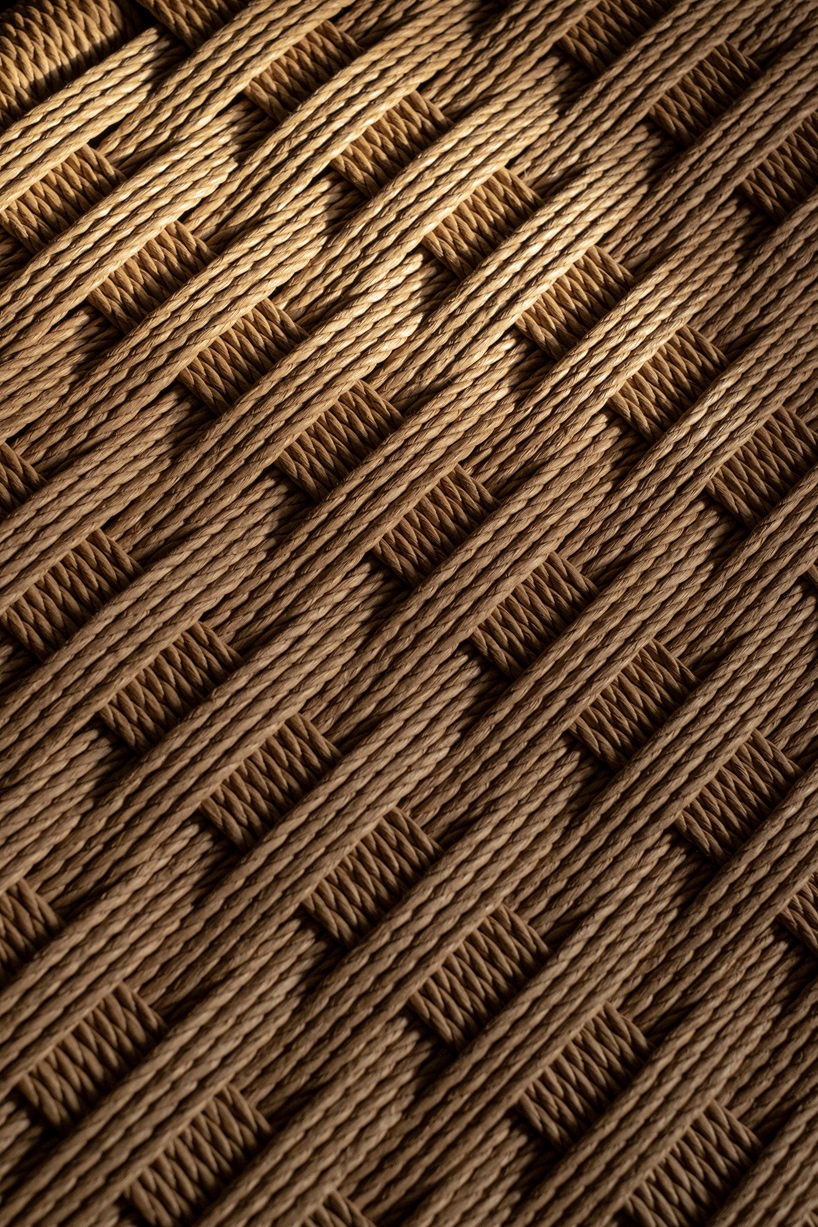 'pelleossa revisited' by francesco faccin for miniforms features a handmade rush seat