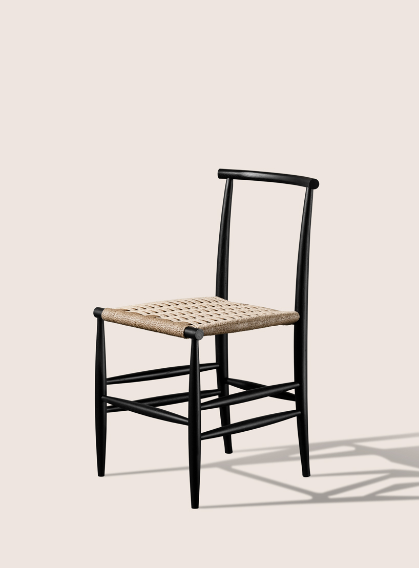 'pelleossa revisited' by francesco faccin for miniforms features a handmade rush seat