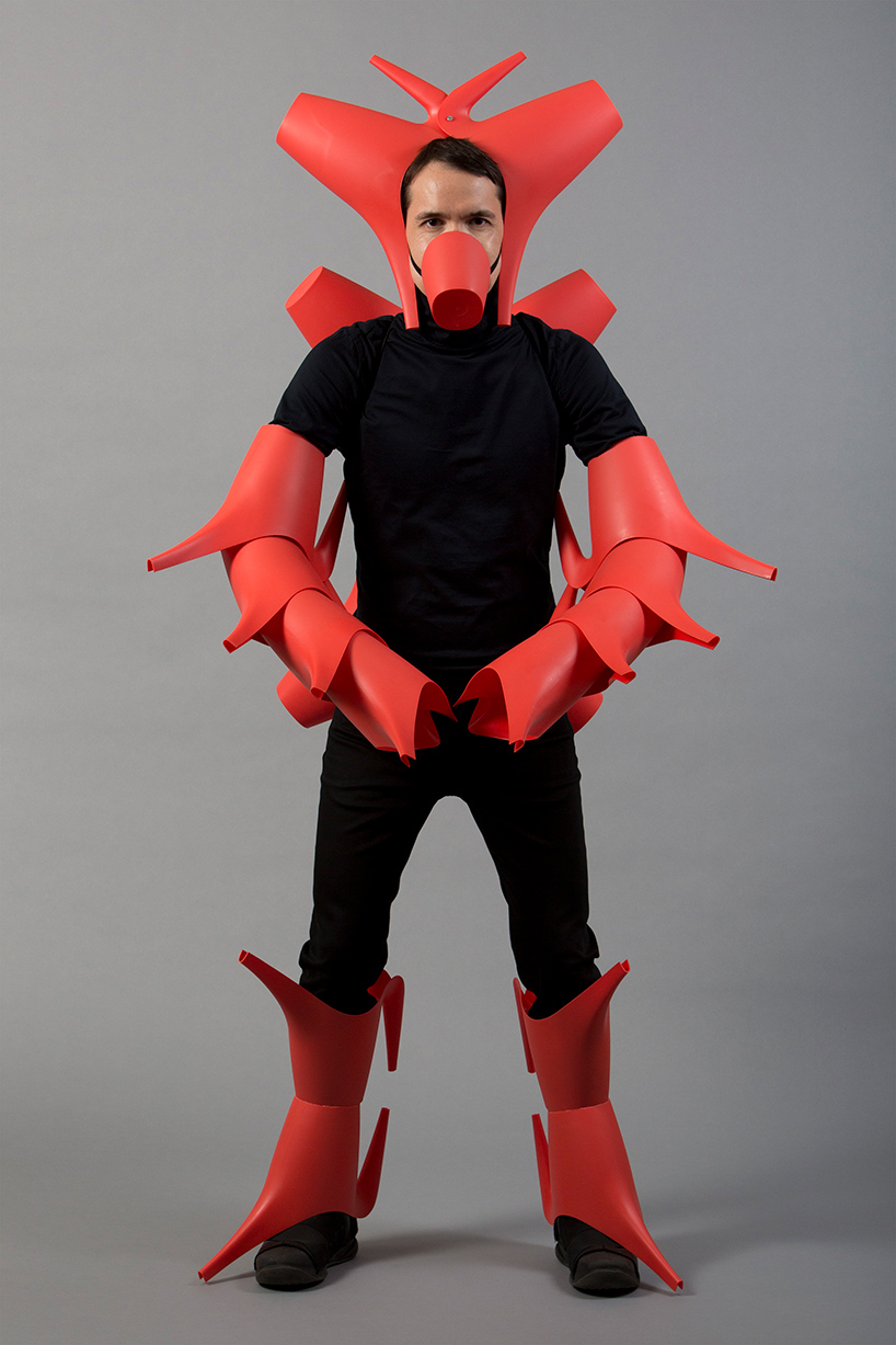 ken tanabe fashions halloween costumes from everyday objects
