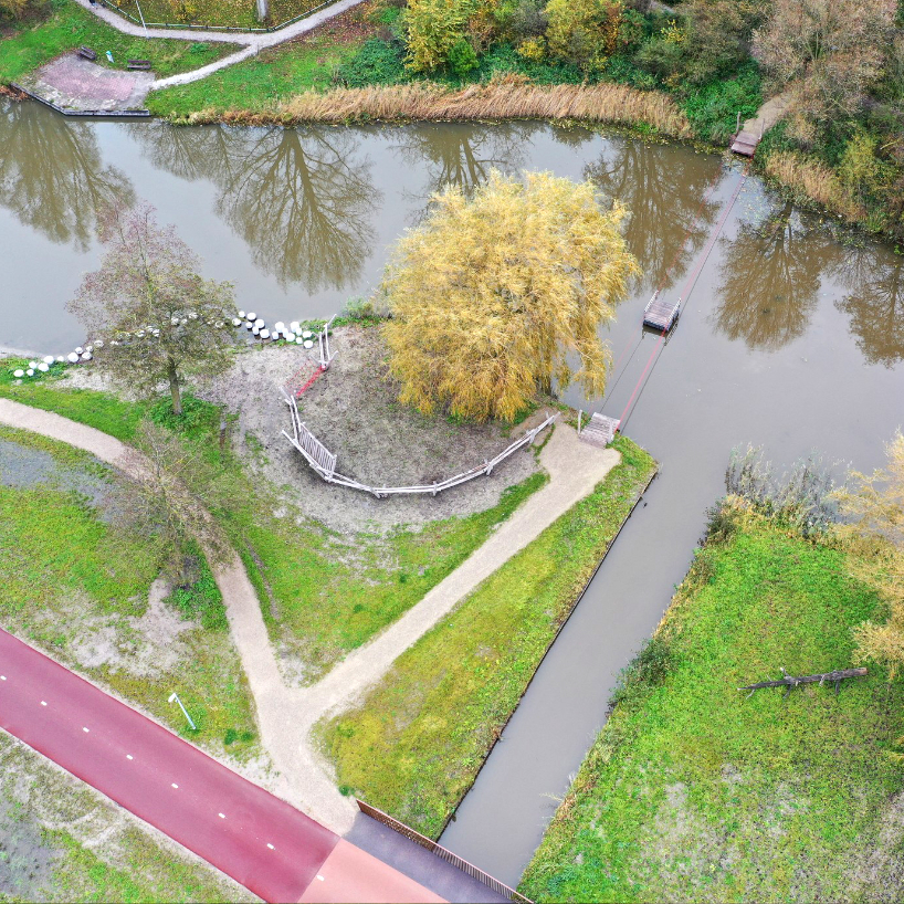 ZJA gebruikt gerecyclede materialen voor de duurzame groene route die zij in Nederland voert