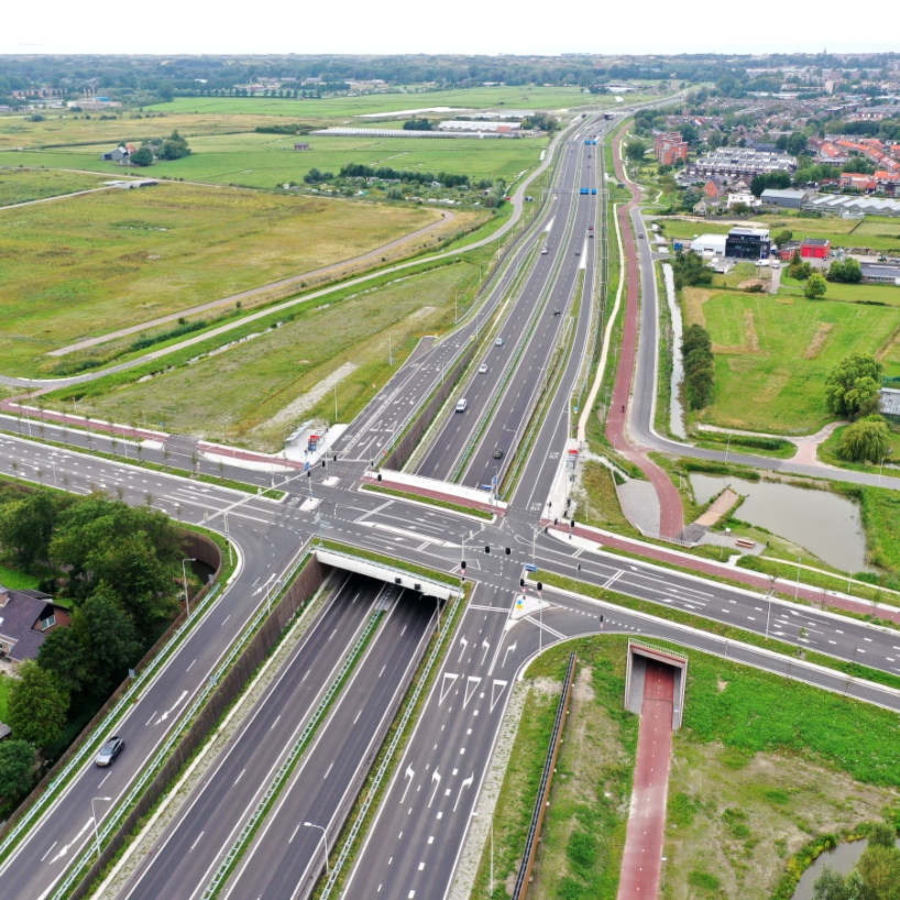 ZJA gebruikt gerecyclede materialen voor de duurzame groene route die zij in Nederland voert