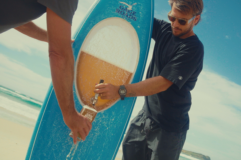 this surfboard doubles as a 10-liter beer tap with a built-in pressure chamber - 7