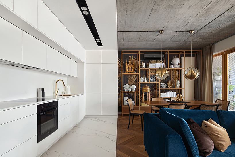 blackhaus karol cieplinski architekt completes the 'geometry apartment' designboom
