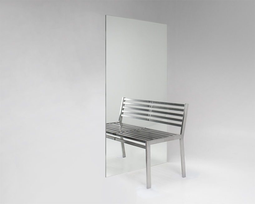 sit next to your reflection with byungsub kim 'be alone to be two' chair design