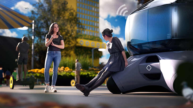 chuan jiang designs an autonomous vehicle concept inspired by bubbles designboom