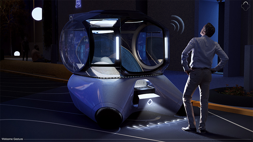 chuan jiang designs an autonomous vehicle concept inspired by bubbles designboom