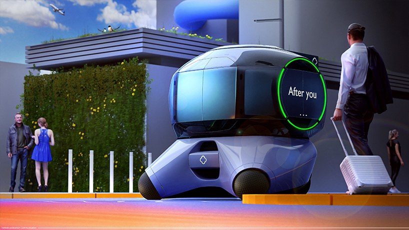 chuan jiang designs an autonomous vehicle concept inspired by bubbles designboom