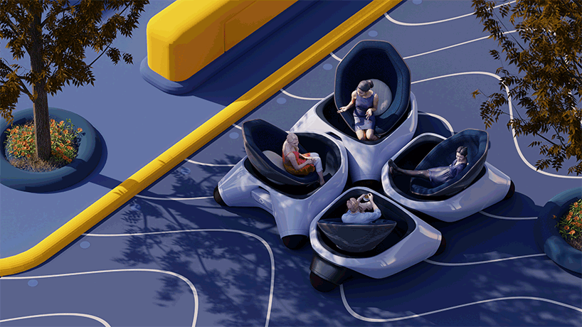 chuan jiang designs an autonomous vehicle concept inspired by bubbles designboom