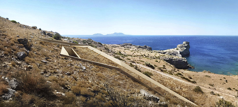 konstantinos stathopoulos krak architects engraves a crooked residence in the cretan landscape 1