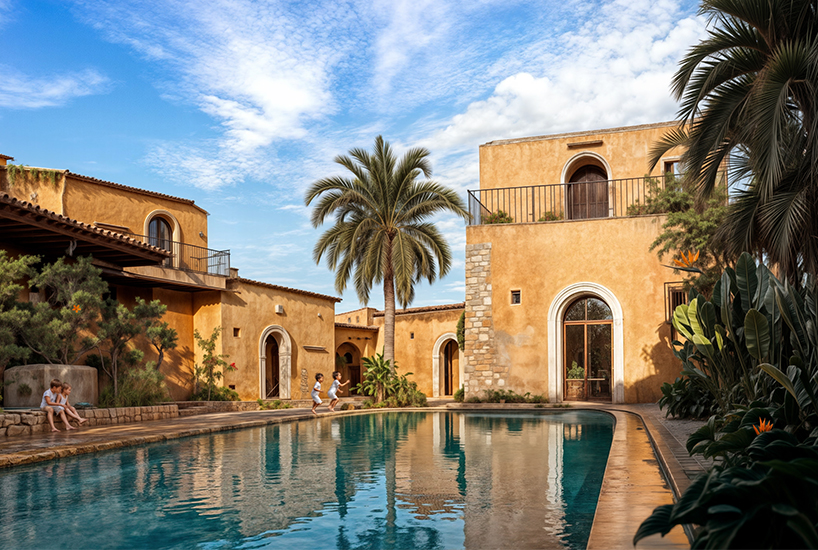 vastudio unveils threshold in crete a contemplative residential complex weaving past and present 7