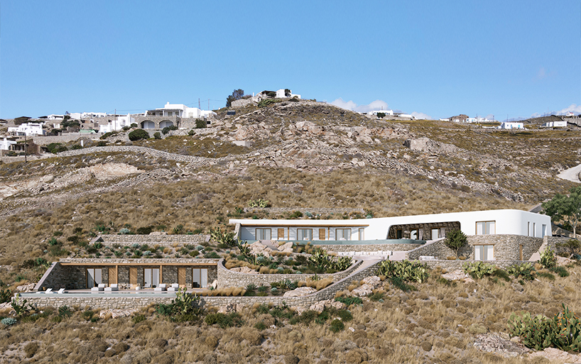 chorografoi architects designs a summer house that embraces the landscape of mykonos island 2