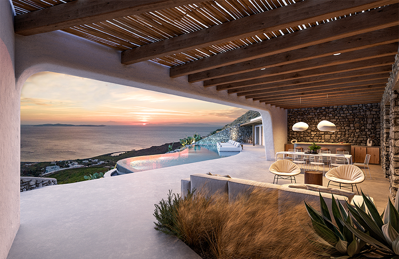 chorografoi architects designs a summer house that embraces the landscape of mykonos island 7