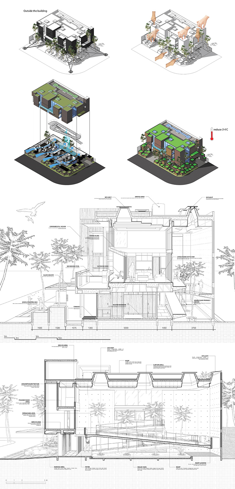 radar completed passive lab house that demonstrate sustainability in contemporary tropical context 12