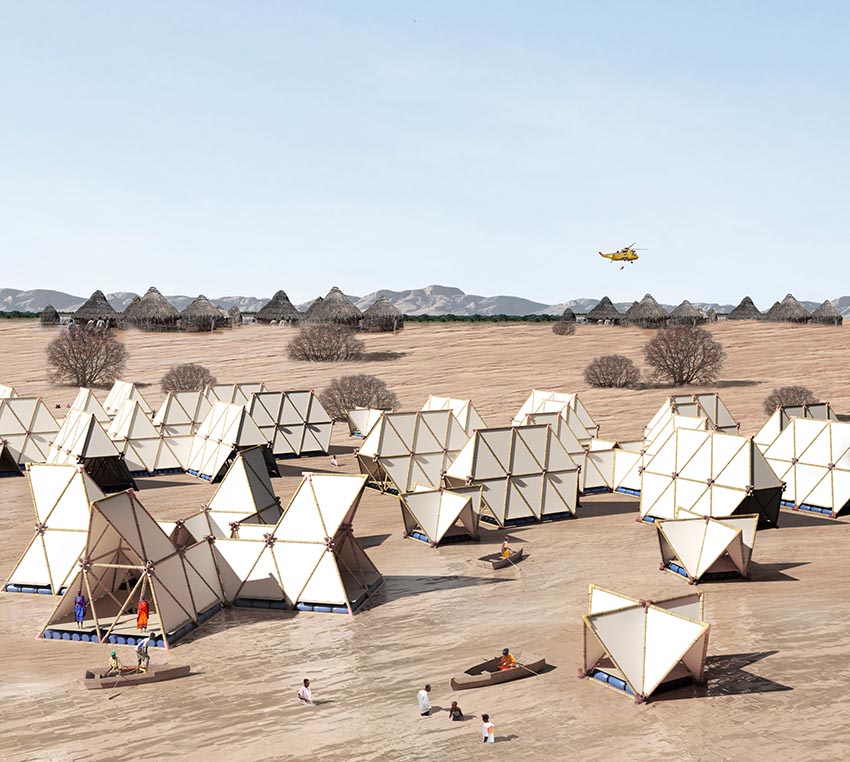 'ponya' is a modular emergency operations center for communities in sub-Saharan Africa