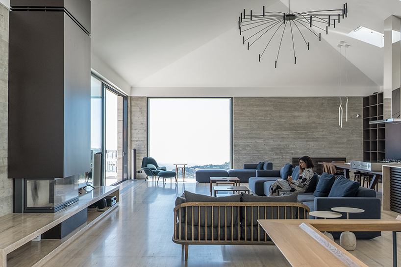 rab architects designs a house with sliding travertine walls in lebanon designboom