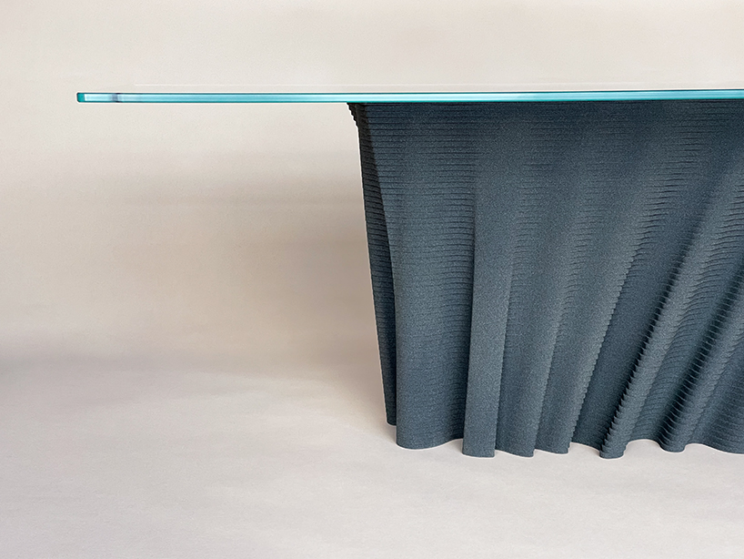 duffy london 3d prints free flowing dune table designs using black quartz sand 6
