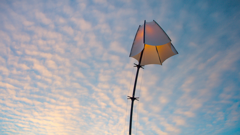 VOUW studio curious street lamp that bends down to greet you designboom