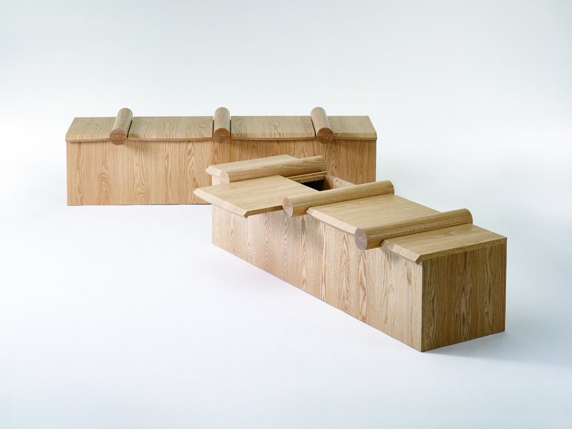 furniture designed using the form of ancient korean architecture heritage series 2