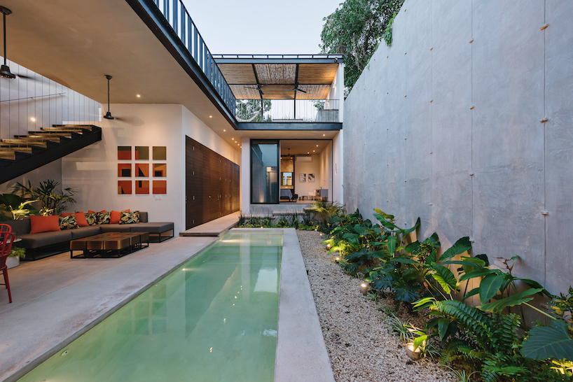 binomio taller  restores casa lupita presenting the contemporary colonial architecture