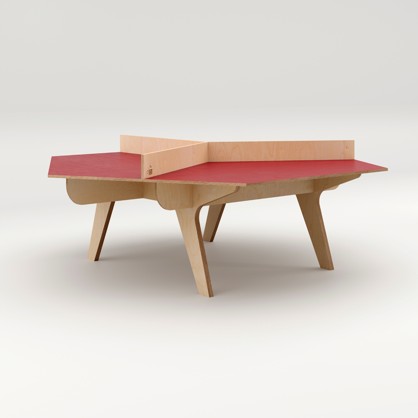 exercice and NEDJ reinterpret ping pong gameplay with multiplane table ...