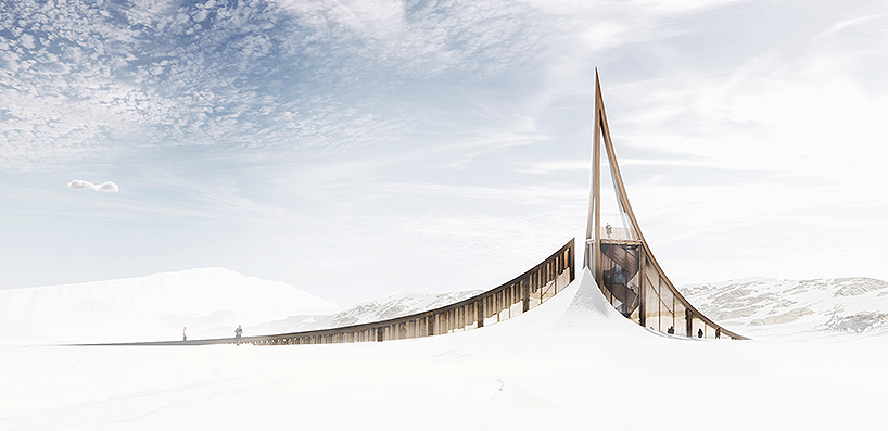map works designs new landmark tower rising from icelands geology 6