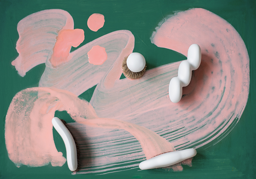 oornament studio creates porcelain paint brushes as artistic