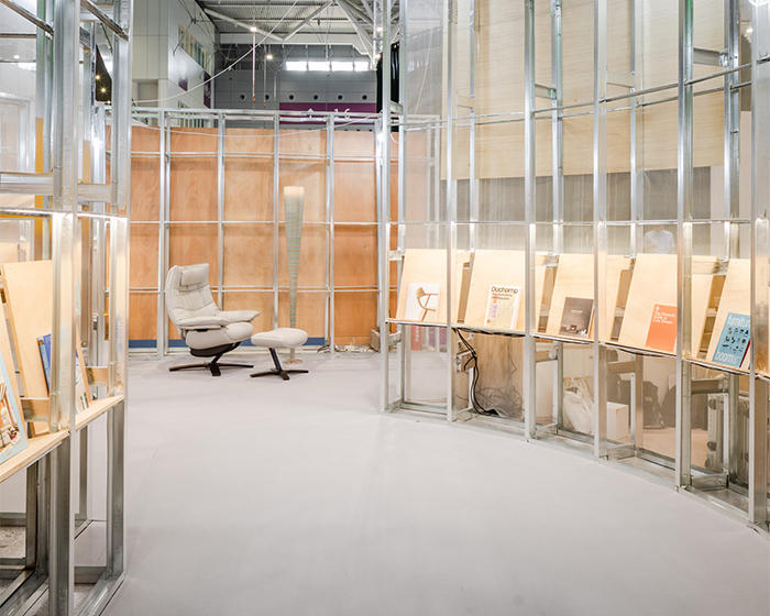 slothwork architects designs book fair booth for juanzong books in china