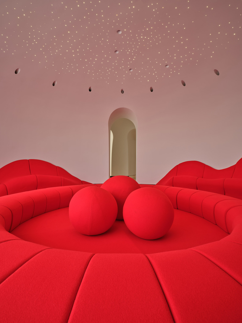 Pemasangan planet tembaga dan jangkar gelombang bergelombang venus lounge ASAP/ di Beijing