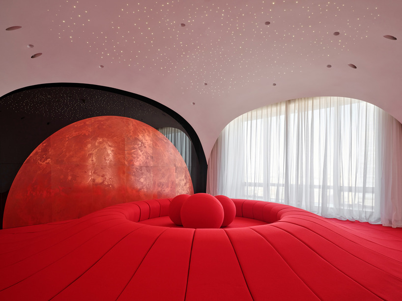 Pemasangan planet tembaga dan jangkar gelombang bergelombang venus lounge ASAP/ di Beijing