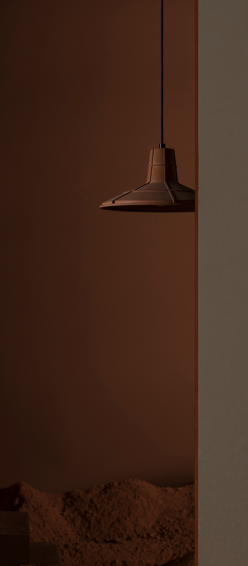 nongzao / bentu transforms soil & human waste into a series of light skeletons