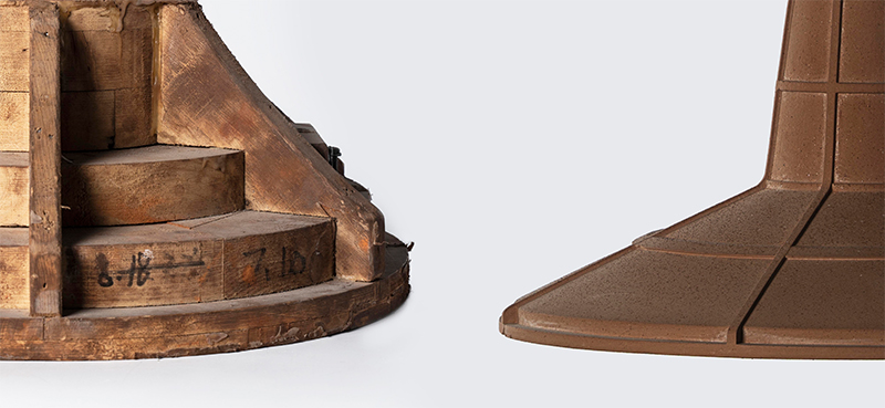 nongzao / bentu transforms soil & human waste into a series of light skeletons