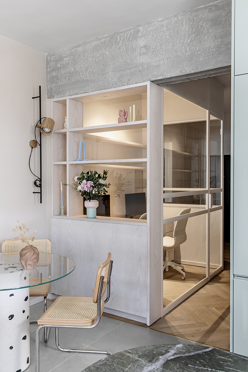 modern pastel touch transforms 1950s apartment in tel aviv, israel