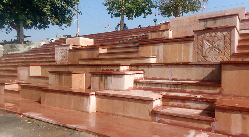 goreshwar mahadev temple precinct moran river front development 4
