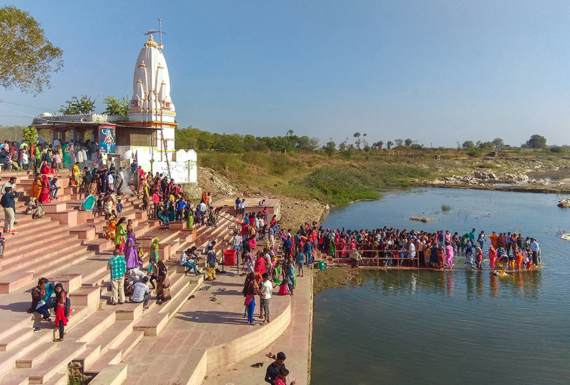 goreshwar mahadev temple precinct moran river front development 6