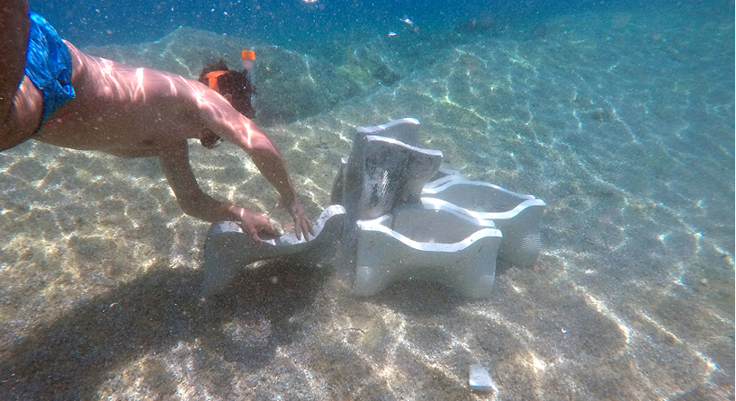 yfalos: modular artificial reef enhances degraded marine ecosystems