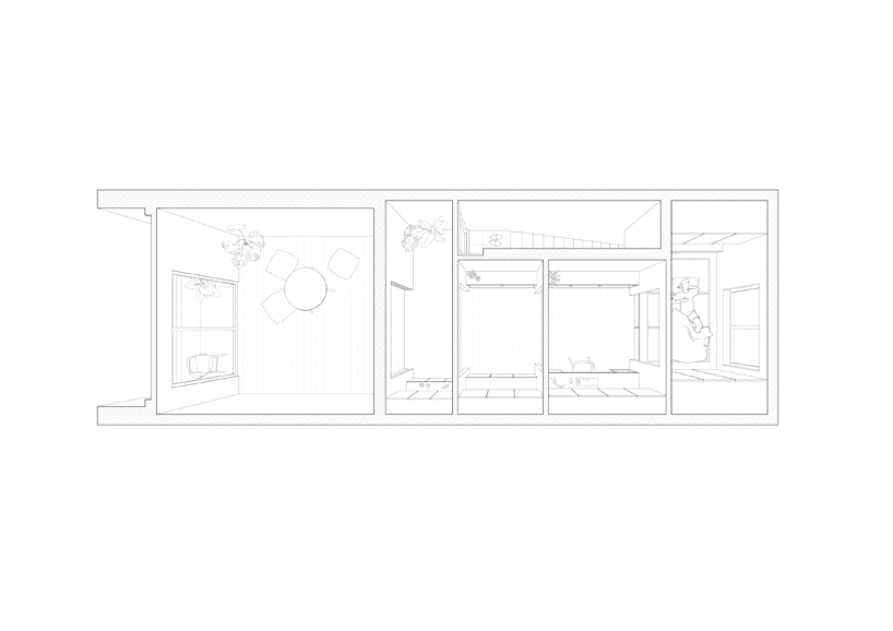hybrid living prototype unveils multiple-in-one space in taiwanese residence