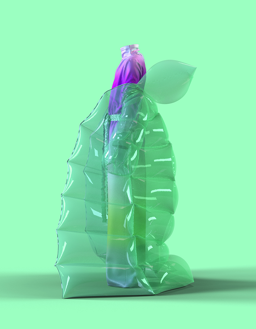 gradient outfits by diane wallinger help wearers build resilience to combat climate change