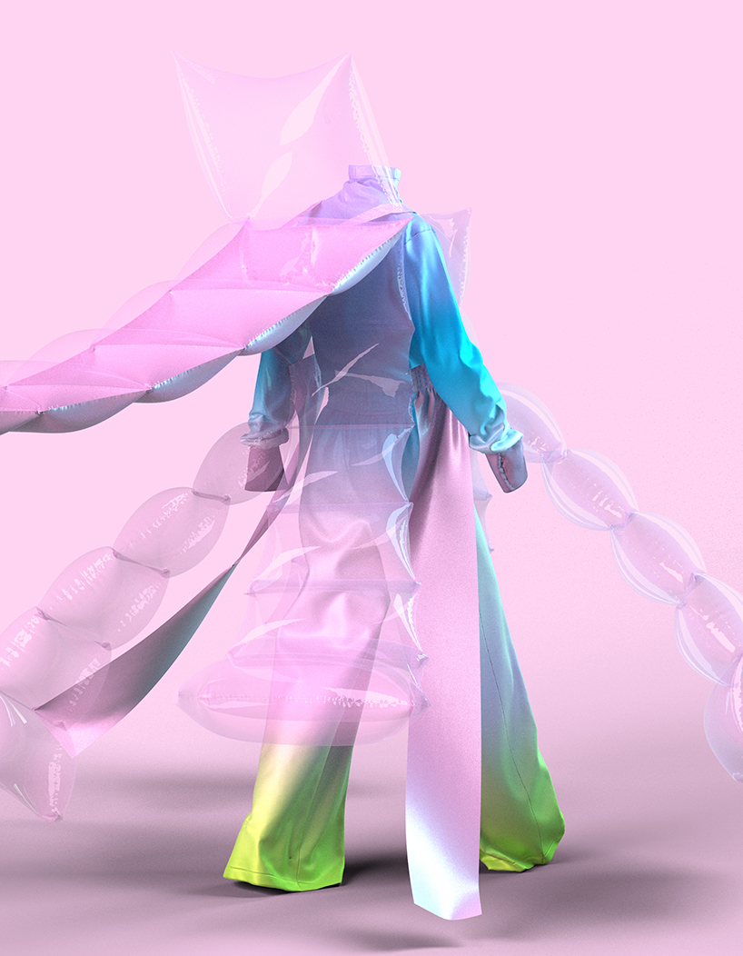 gradient outfits by diane wallinger help wearers build resilience to combat climate change