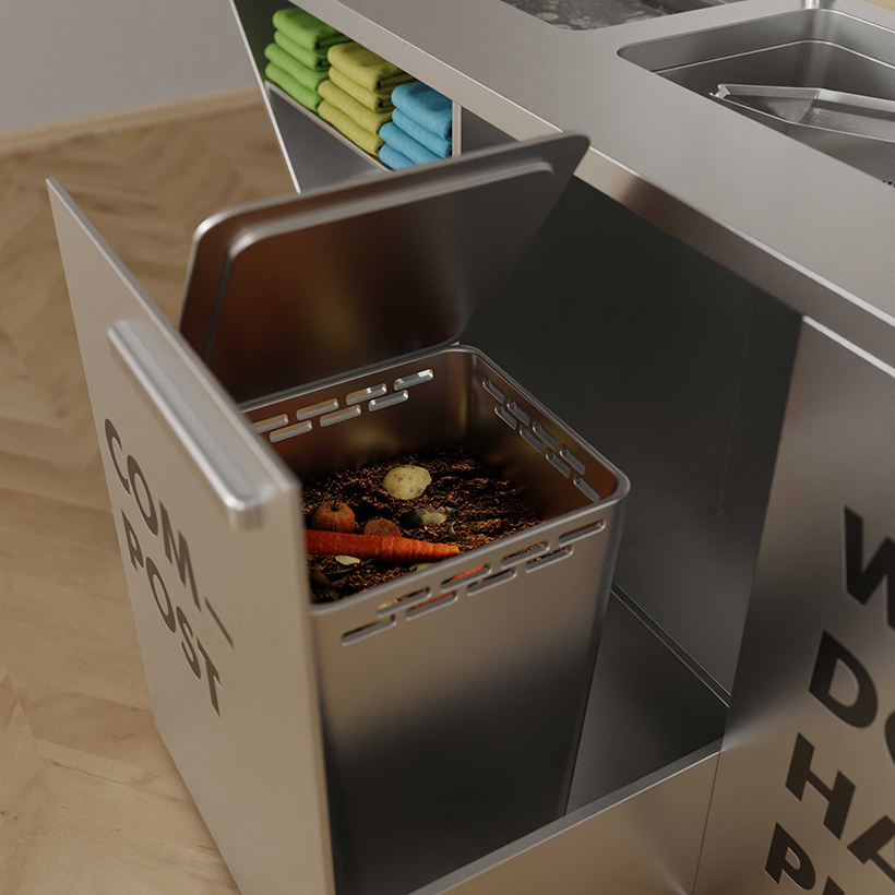 Aplat Zero Waste Design for a Plastic and Elastic Free Kitchen