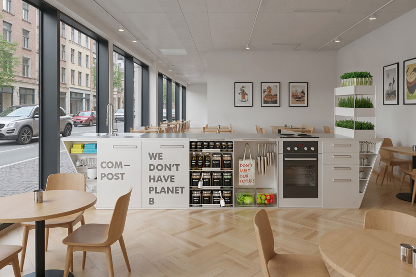 La ciudad de cocinas sin desperdicio expande el prototipo doméstico a un ecosistema urbano autosostenible