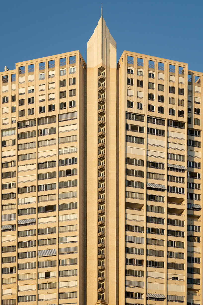 the spirit of the beehive: a series of photographs depicts the brutalism of benidorm, spain